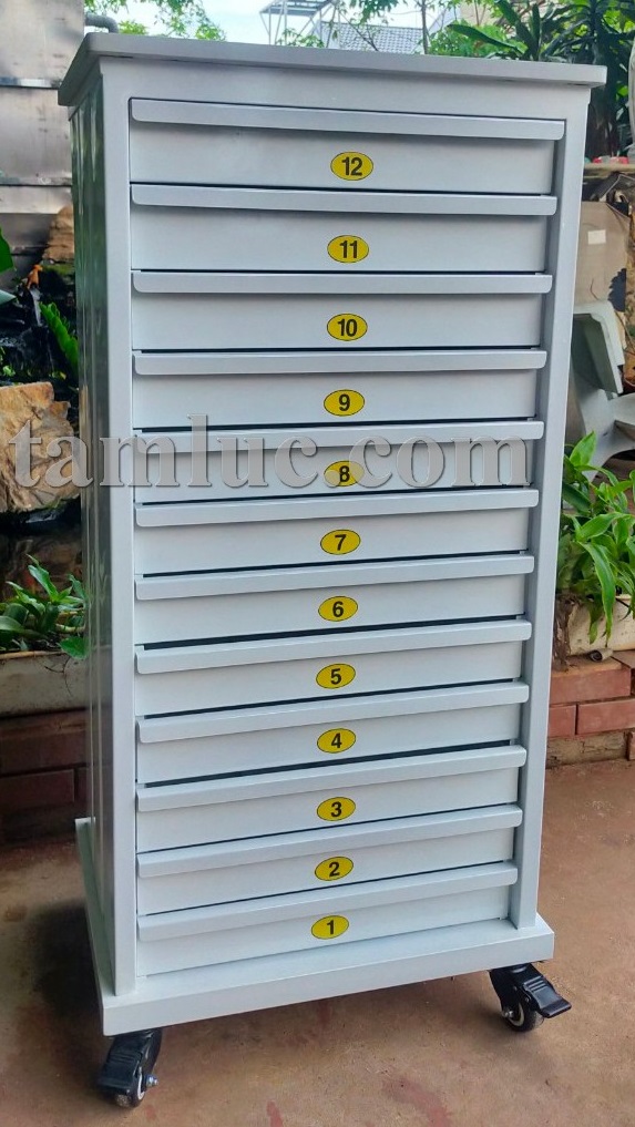Tủ lưu bản vẽ A3 - 12 ngăn