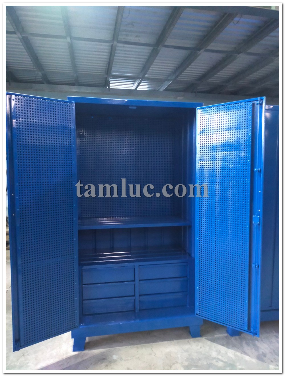 Tủ dụng cụ kết hợp ngăn kéo, bảng treo, kệ