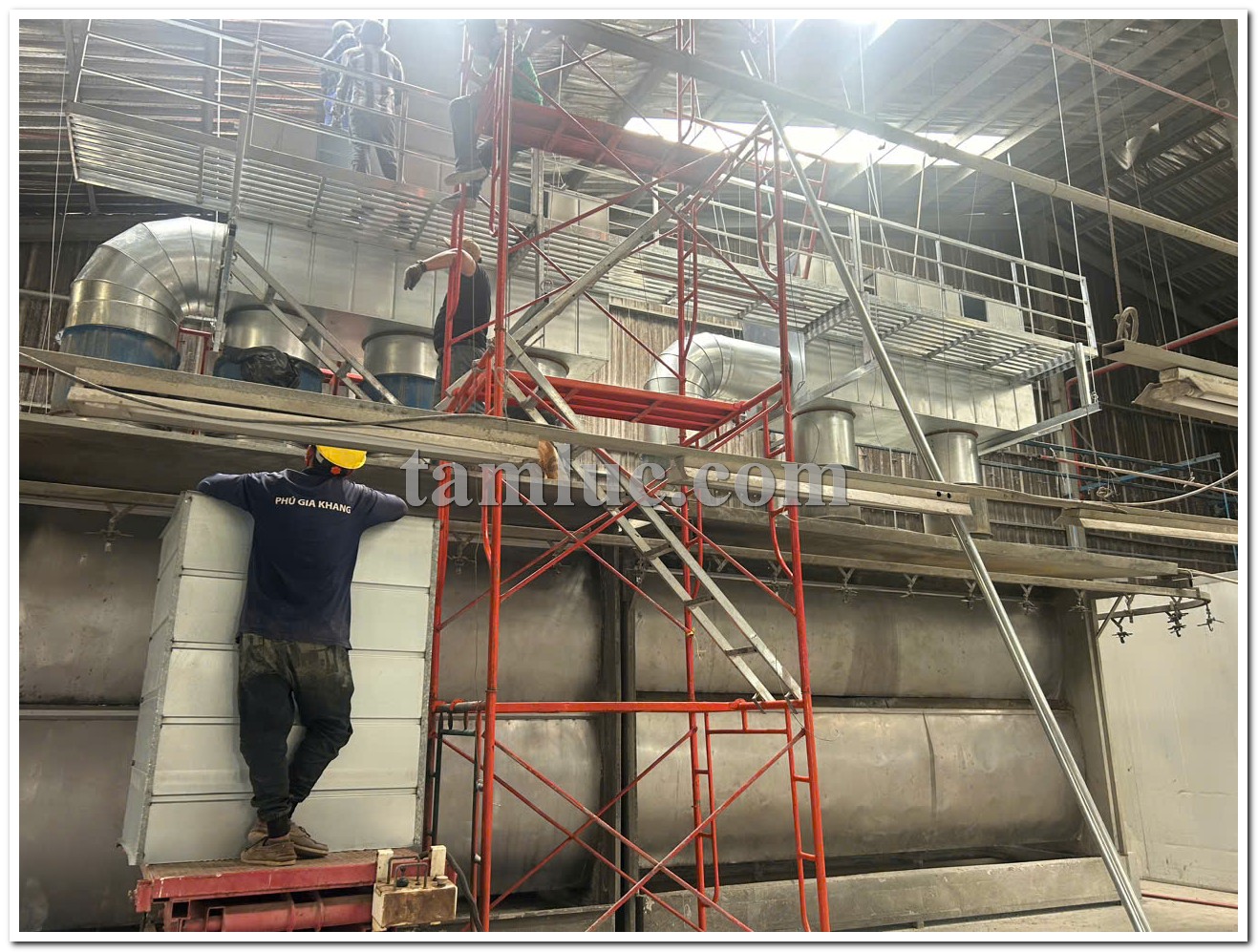 Xử lý khí thải, khí thải xưởng sơn, xưởng hóa chất
